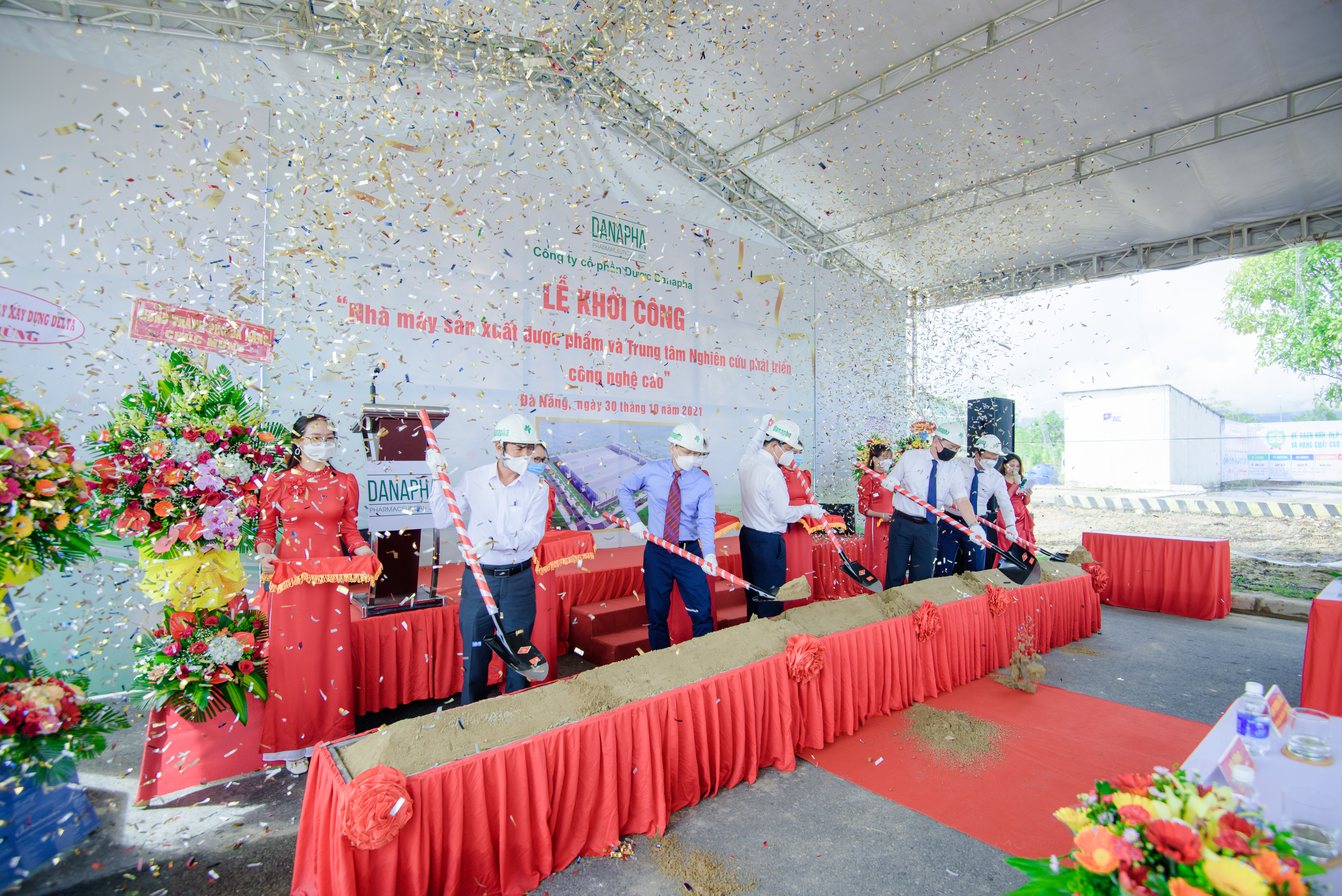 Lễ khởi công “Nhà máy sản xuất dược phẩm và Trung tâm Nghiên cứu phát triển công nghệ cao” Danapha tại Khu công nghệ cao Tp. Đà Nẵng