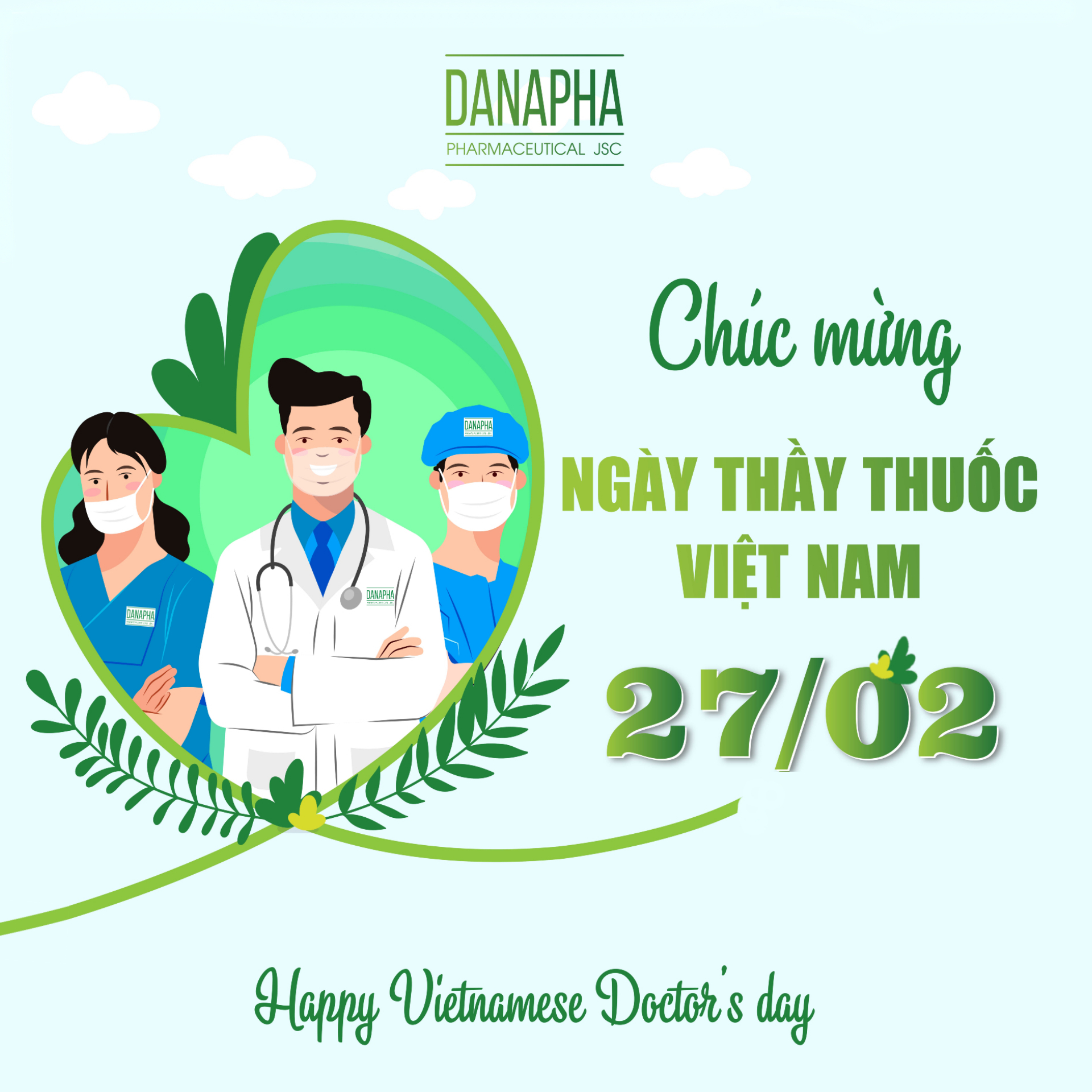 THE PARTY COMMITTEE OF DA NANG HI-TECH PARK AND INDUSTRIAL ZONES  CONGRATULATED DANAPHA ON VIETNAMESE DOCTOR'S DAY